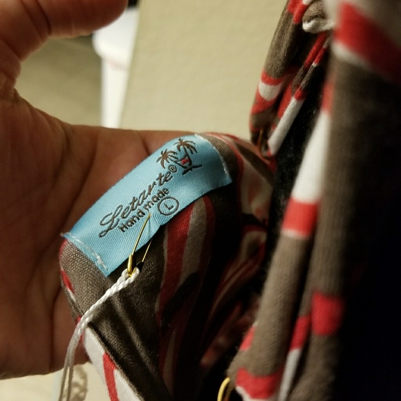 Letarte long Dress Criss-Cross Multi Color - Picture 5 of 7